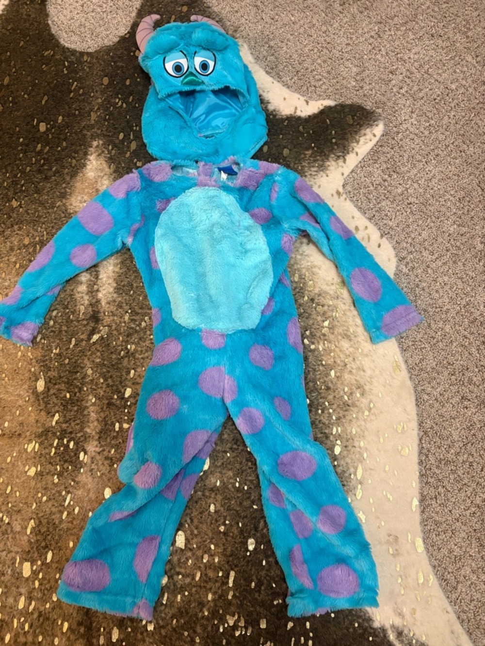 Pixar Monsters Inc Sulley costume w/ detachable tail!
